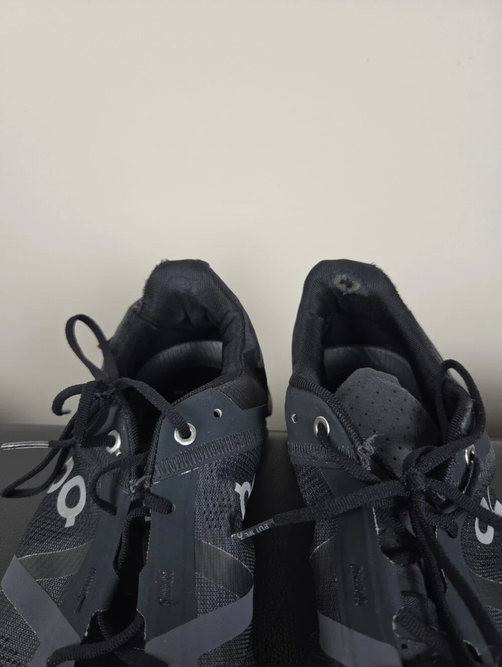 On Cloudflow Men's Running Shoes Size 12.5 Black Asphalt CloudTec Sneakers